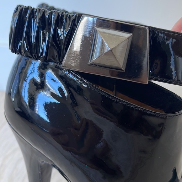 Black Vinyl Booties - Picture 7 of 8